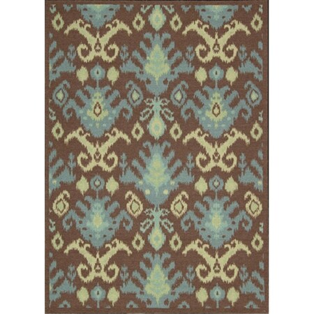 Nourison Vista Area Rug Collection Chocolate 8 Ft X 10 Ft Rectangle 99446137968